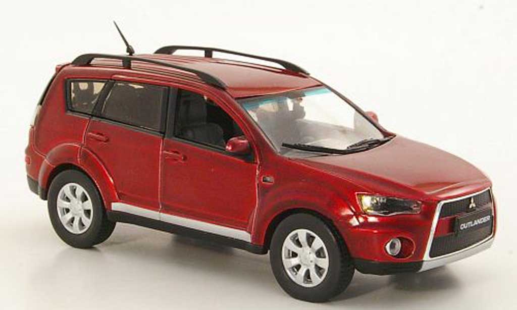 Mitsubishi Outlander 1/43 Vitesse rood 2010 modelauto