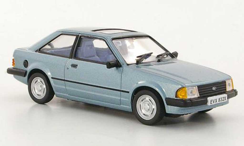 Ford Escort MK3 1/43 Vitesse MK3 GL grijsblauw RHD modelauto