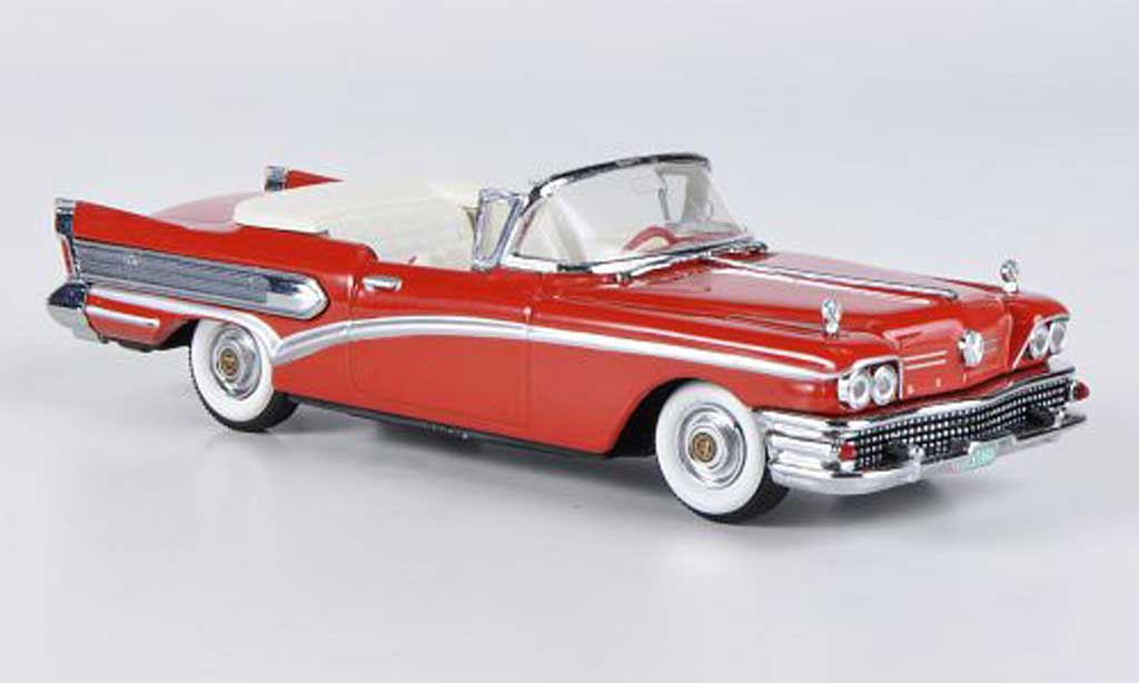 Buick Special 1/43 Vitesse Cabriolet rood 1958 modelauto