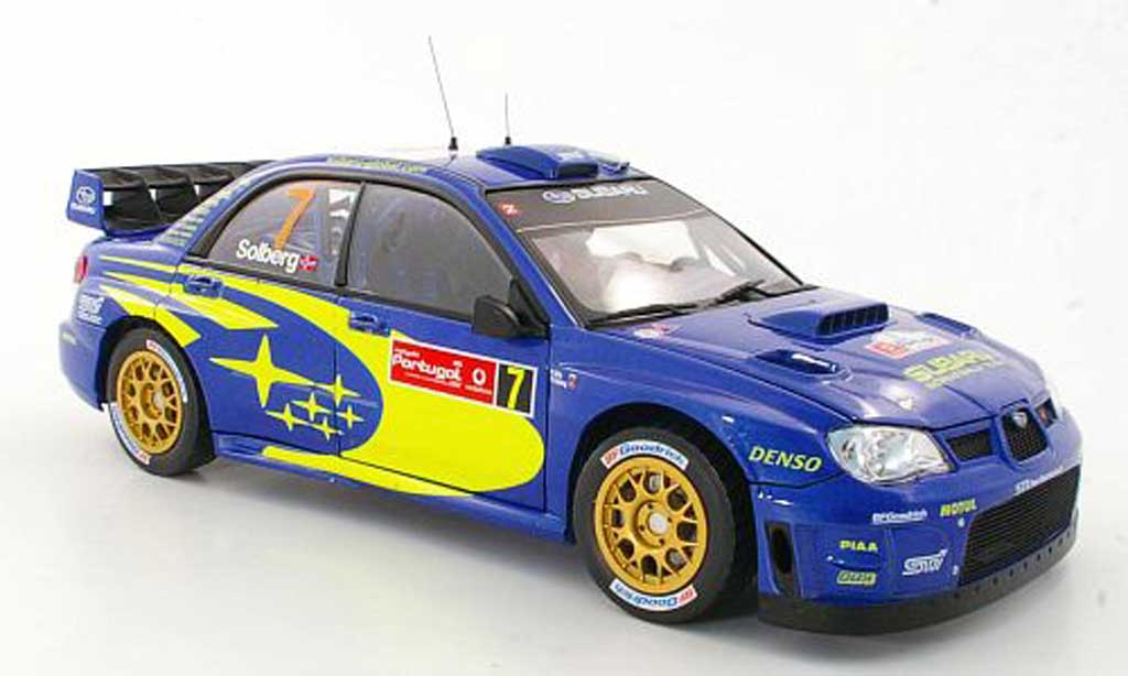 Subaru Impreza WRC 1/18 Sun Star WRC No.7 P.Solberg / P.Mills Rally Portugal 2007 modelauto