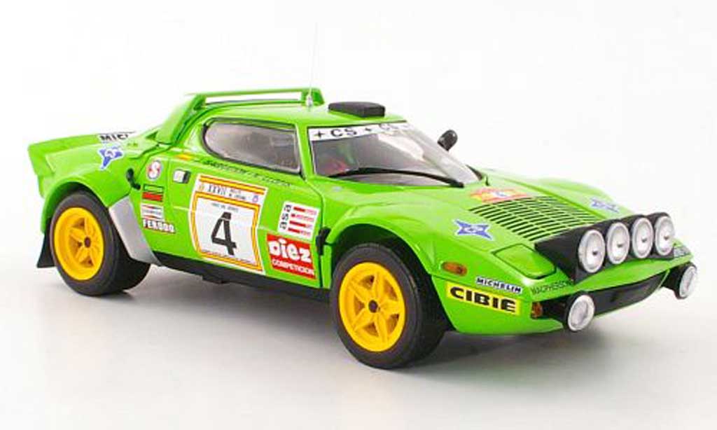 Lancia Stratos HF 1/18 Sun Star HF Rally No.4 J.de Bagration / N.Llopis Rally Spanien 1979 modelauto
