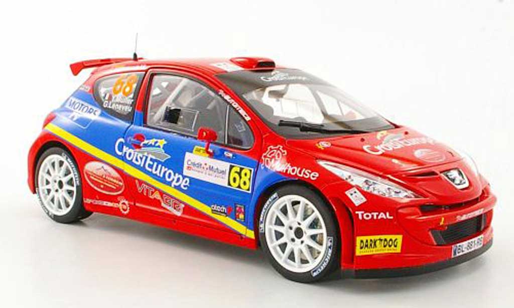 Peugeot 207 S2000 1/18 Sun Star S2000 No.68 Y.Muller / G.Leneveu Rally de France-Alsace 2011 modelauto