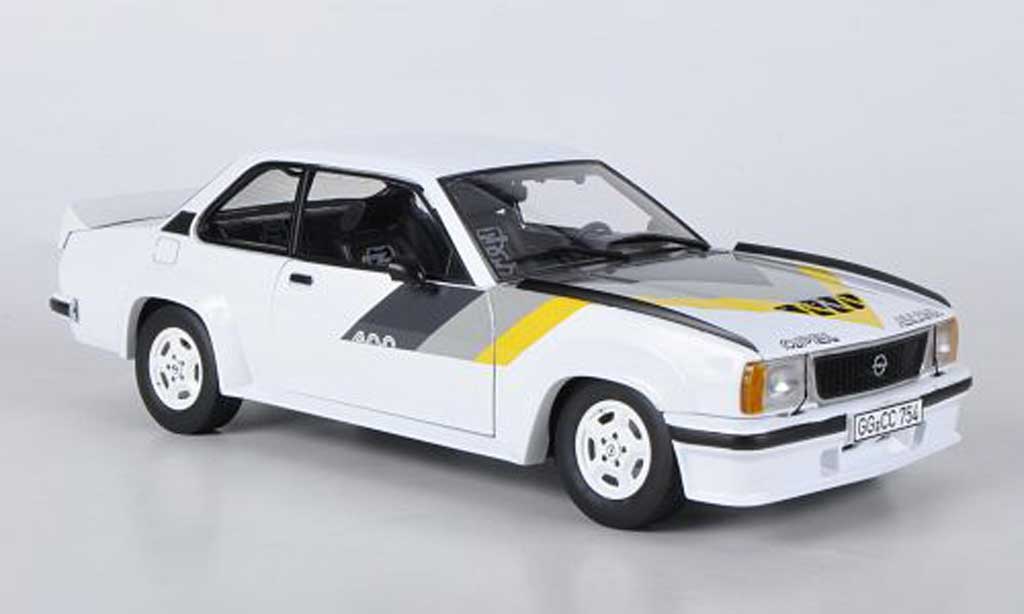 Opel Ascona 400 1/18 Sun Star 400 wit mit geel/grijs/grijsen Streifen modelauto