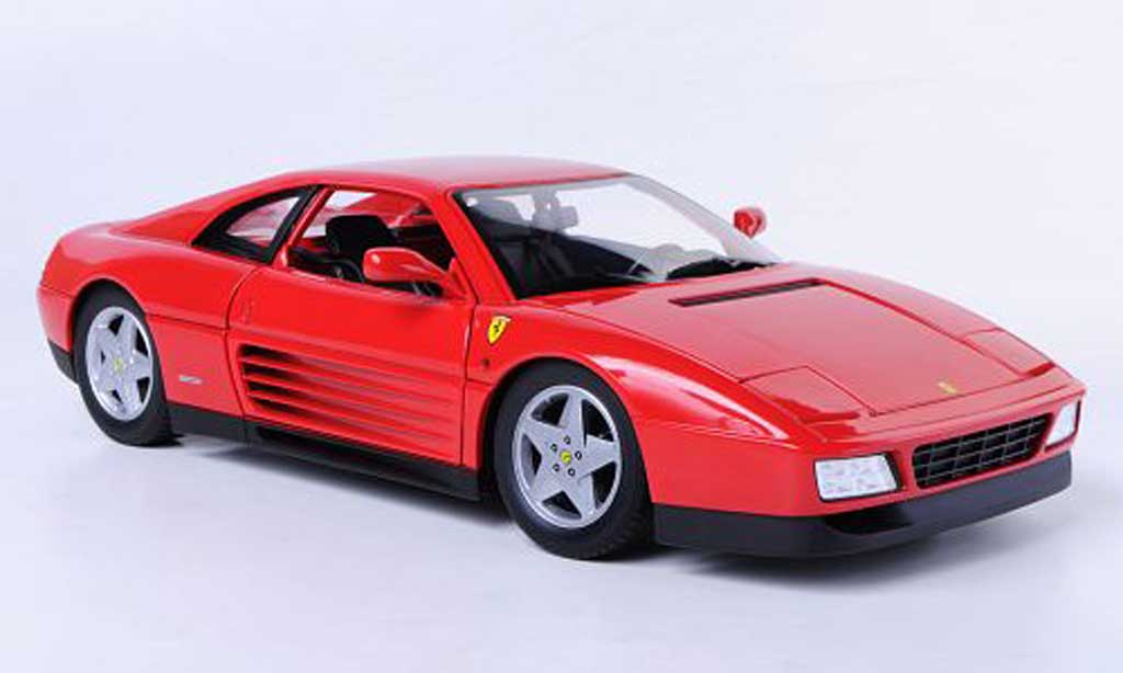 Ferrari 348 tb 1/18 Hot Wheels tb tb rood modelauto