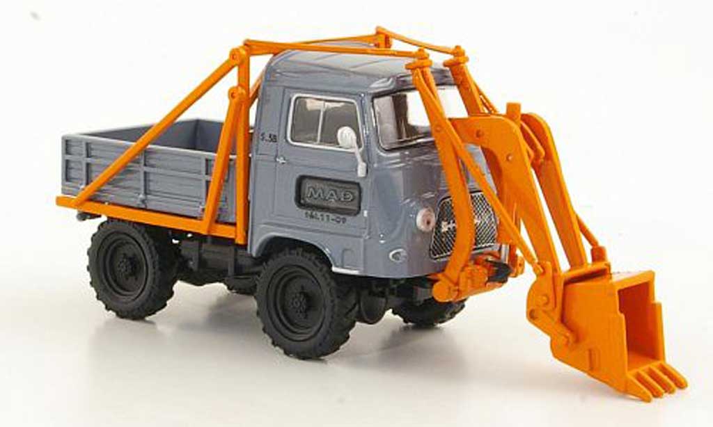 Sinpar Castor 1/43 Eligor MAD Pierrefitte avec Presto-Bull Ladeschaufel modelauto