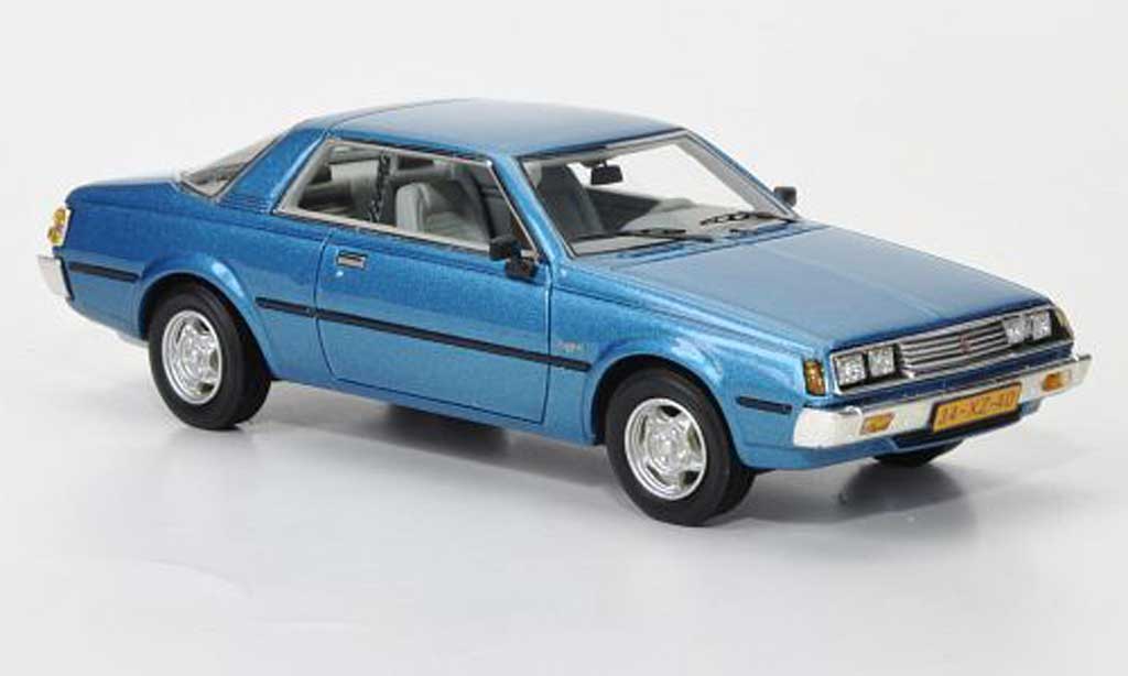 Mitsubishi Sapporo 1/43 Neo MkI Coupe blauw 1982 modelauto