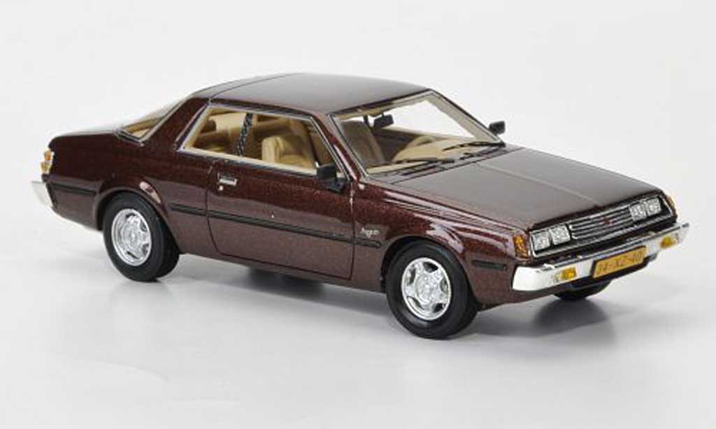 Mitsubishi Sapporo 1/43 Neo MkI Coupe bruin 1982 modelauto