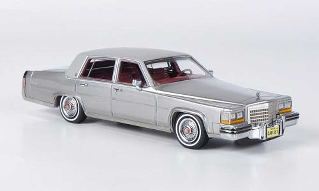 Cadillac Fleetwood Brougham 1/43 Neo Brougham grijs/grijs 1980 modelauto