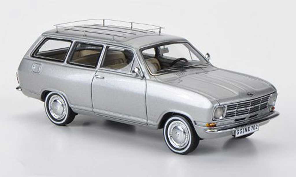 Opel Kadett B 1/43 Neo B Caravan grijs 1971 modelauto
