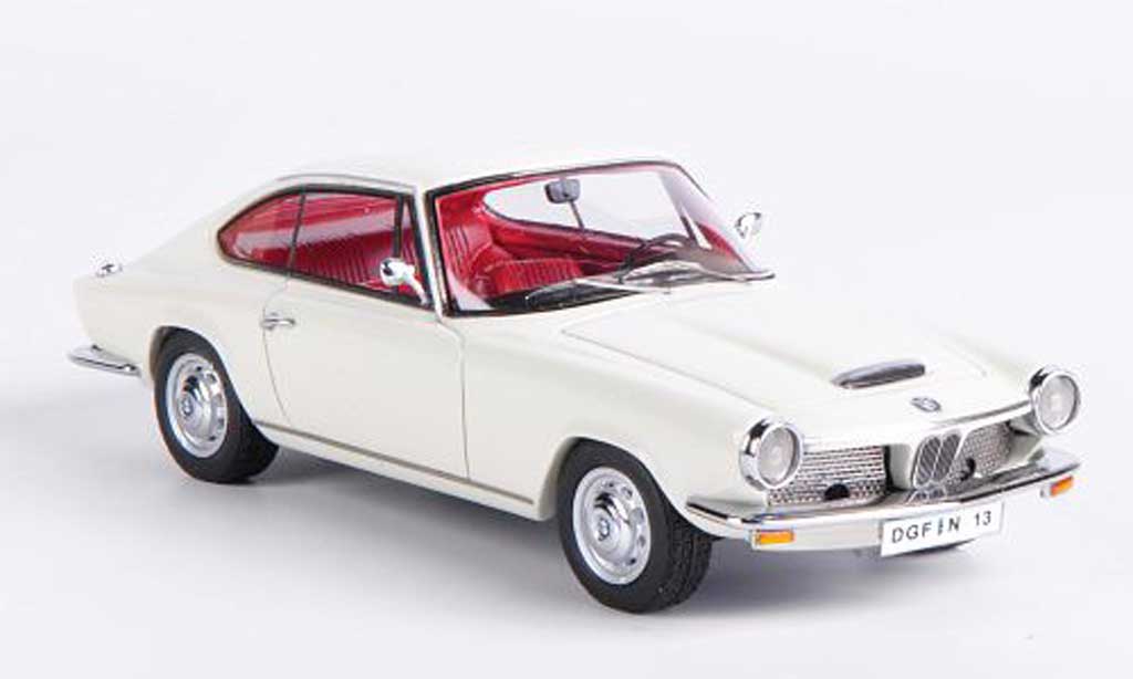 Bmw 1600 GT 1/43 Neo GT wit 1967 modelauto