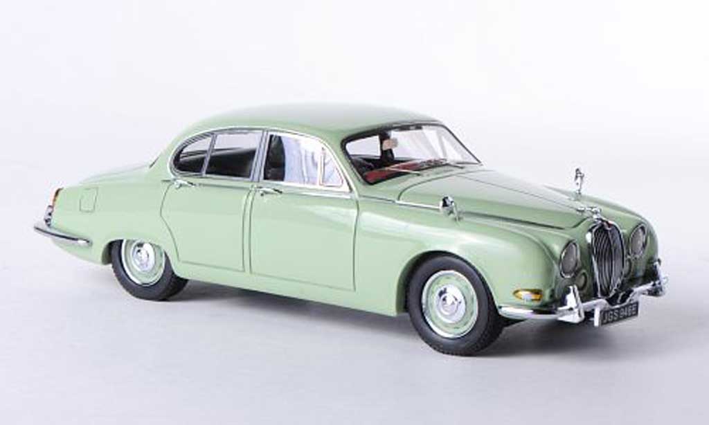 Jaguar S-Type 1/43 Neo 3.8 grun 1965 modelauto