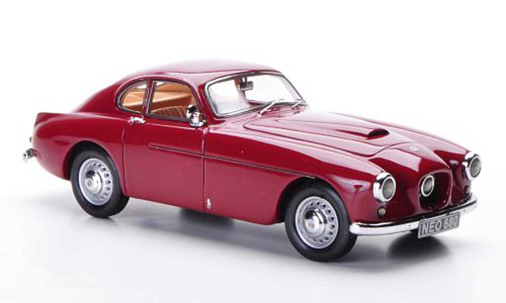 Bristol 404 1/43 Neo Coupe rood 1953 modelauto