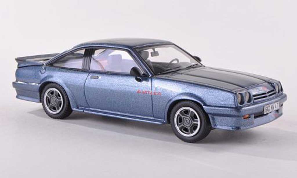 Opel Manta B 1/43 Neo B GSi Exclusiv blauw-grijs 1986 modelauto