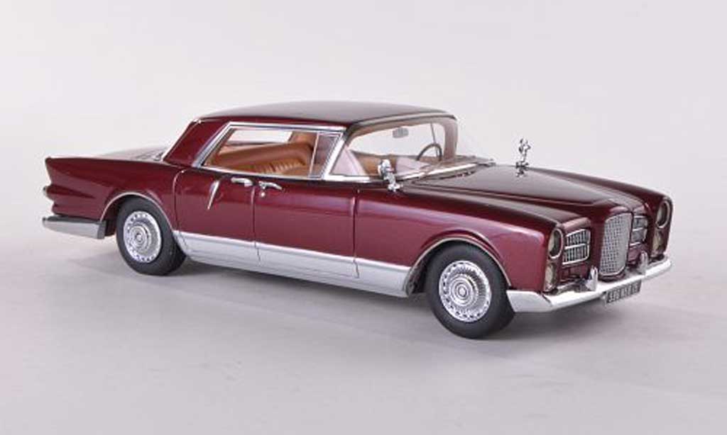 Facel Vega Excellence 1/43 Neo rood/grijs 1958 modelauto