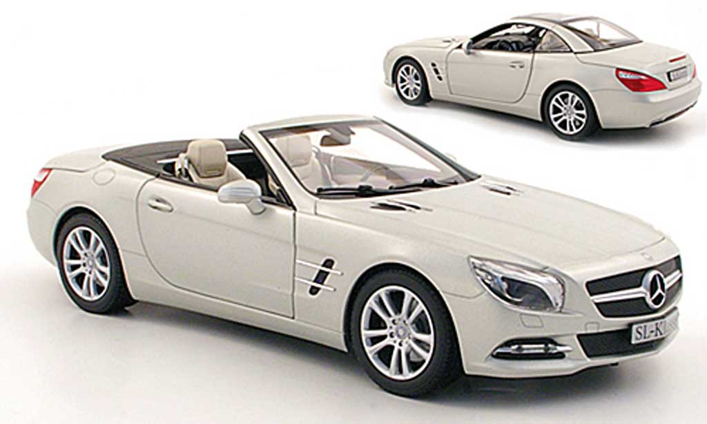 Mercedes Classe SL 1/18 Norev (R231) grijs metallic 2012 modelauto