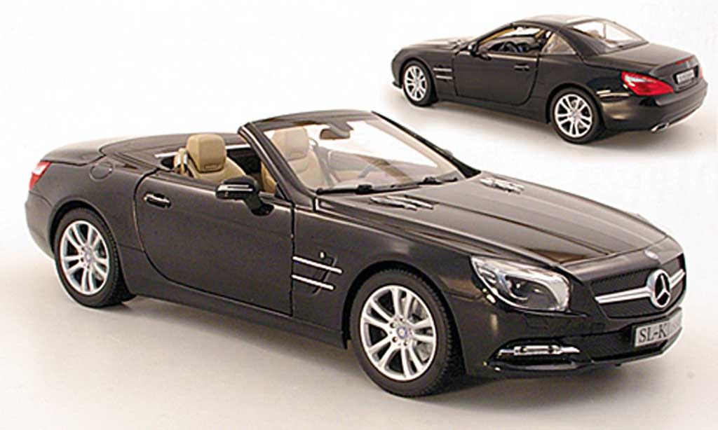 Mercedes Classe SL 1/18 Norev (R231) zwart 2012 modelauto