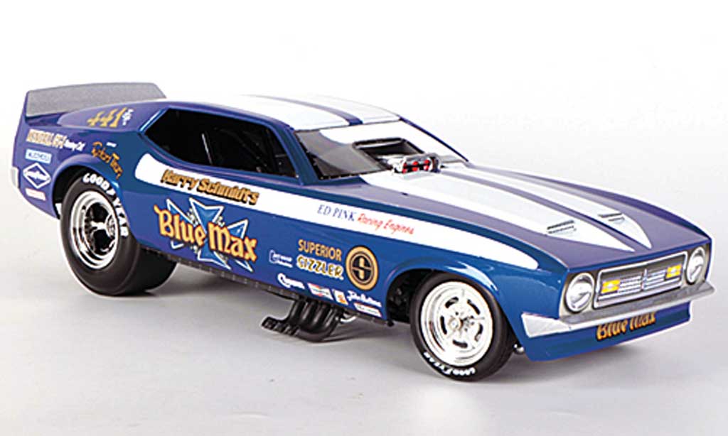 Ford Mustang 1971 1/18 Ertl 1971 Funny Car Blue Max R.Tharp NHRA modelauto