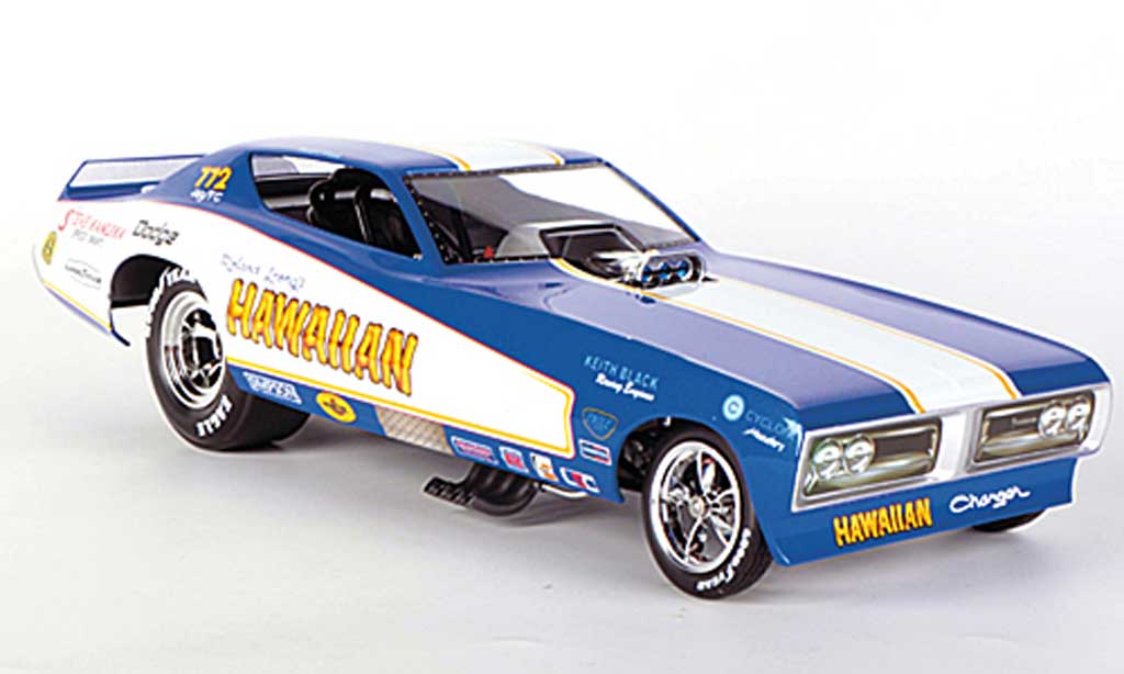 Dodge Charger 1971 1/18 Ertl 1971 Funny Car Hawaiian Racing B.Mass NHRA modelauto