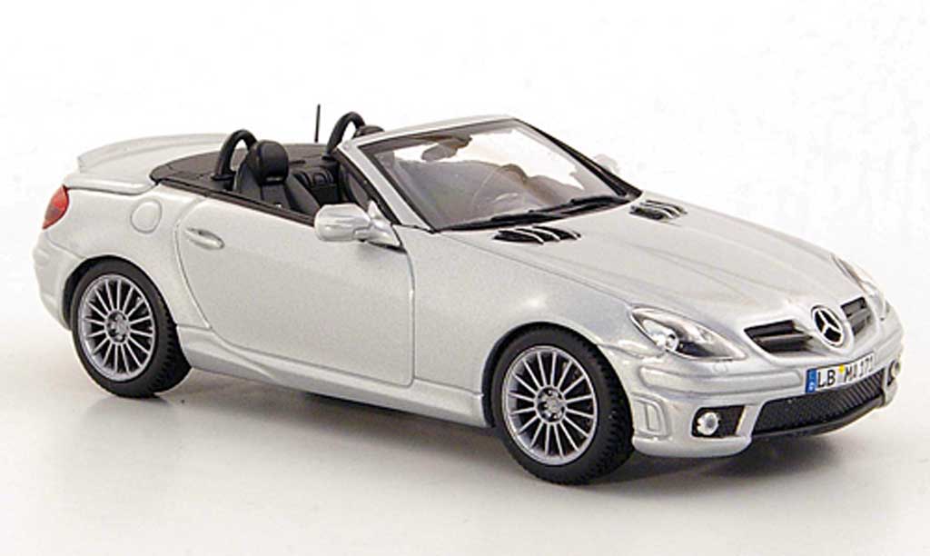 Mercedes Classe SLK 1/43 Minichamps 55 AMG (R171) grijs modelauto