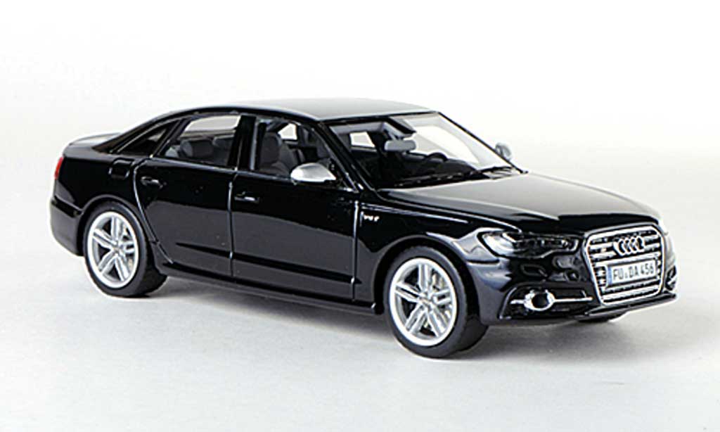 Audi S6 1/43 Schuco (C7) zwart 2012 modelauto