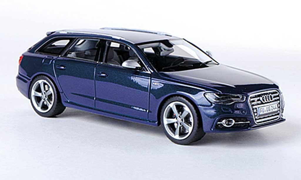 Audi S6 1/43 Schuco Avant (C7) blauw 2012 modelauto