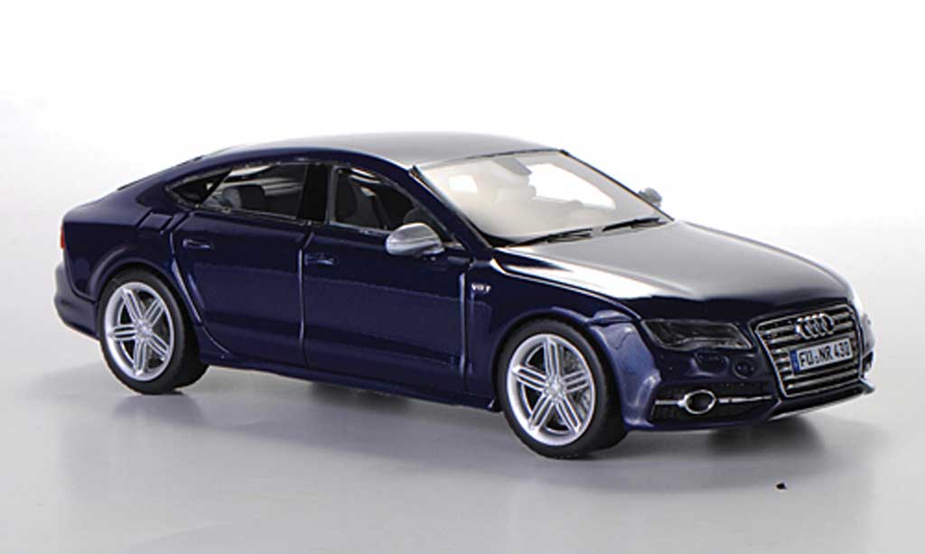 Audi S7 1/43 Schuco Sportback blauw 2012 modelauto