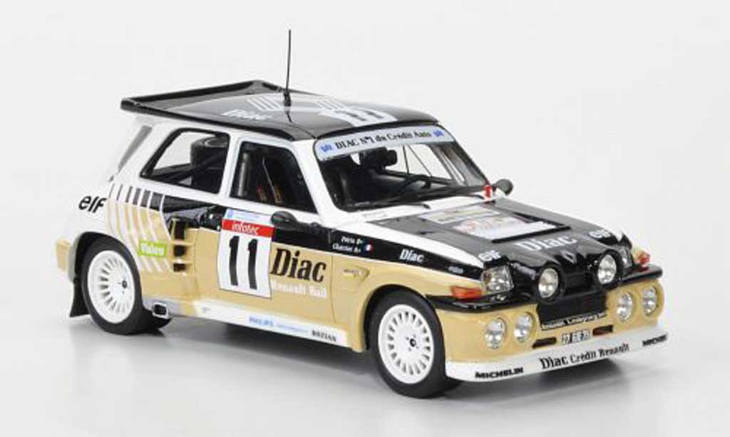 Renault 5 Turbo 1/43 Schuco Turbo No.11 Diac Rally Korsika 1986 modelauto