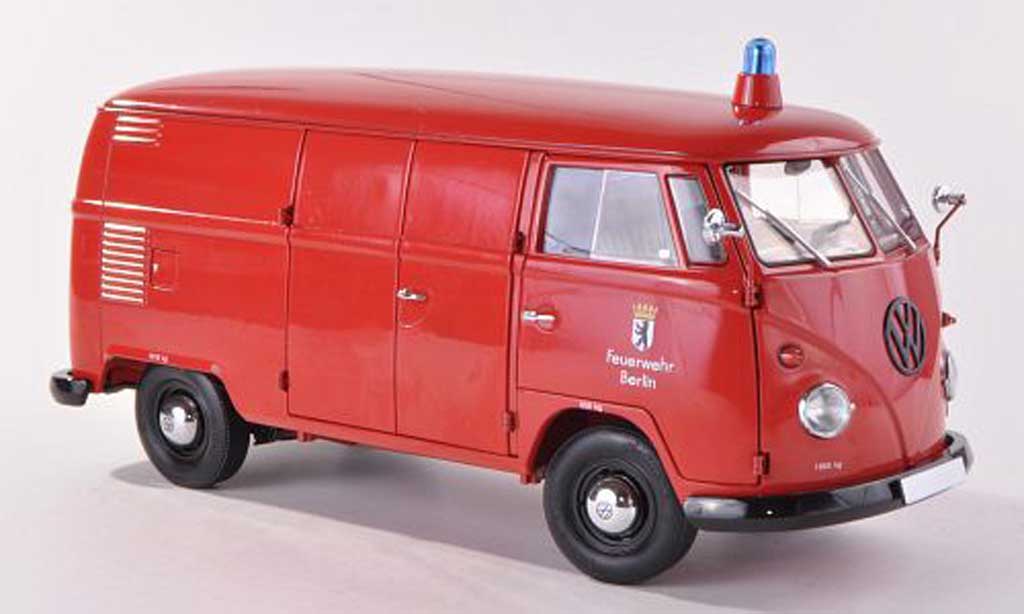 Volkswagen T1 1/18 Schuco Kasten Brandweer Berlin modelauto