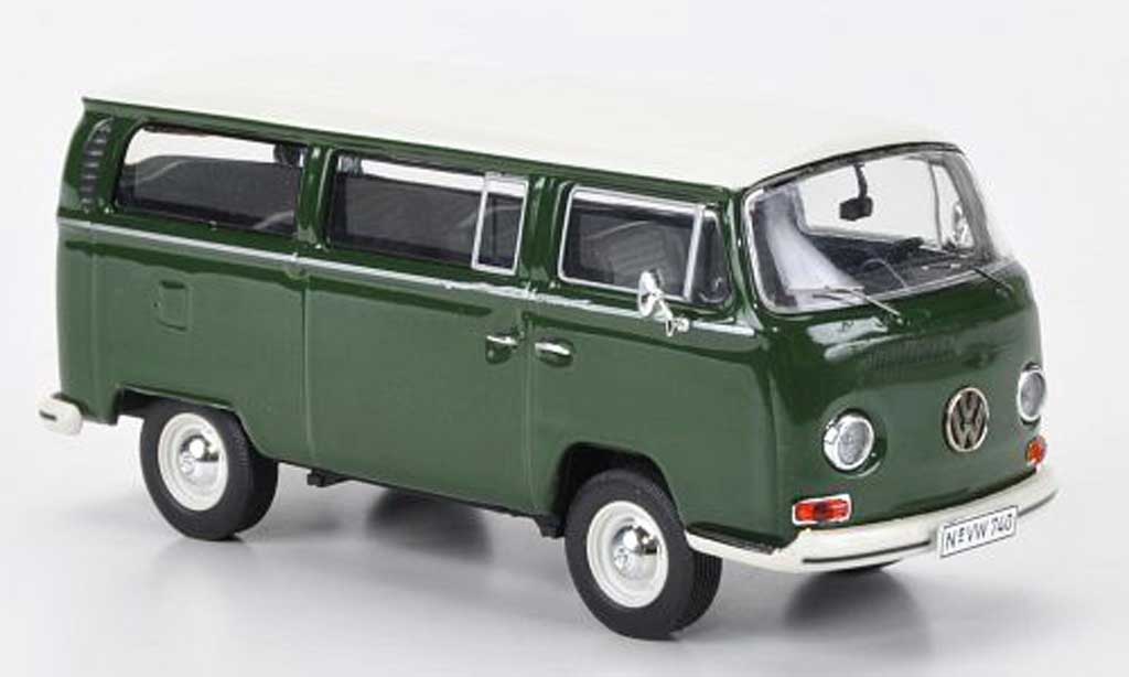 Volkswagen T2 1/43 Premium ClassiXXs a Bus L grun/wit modelauto