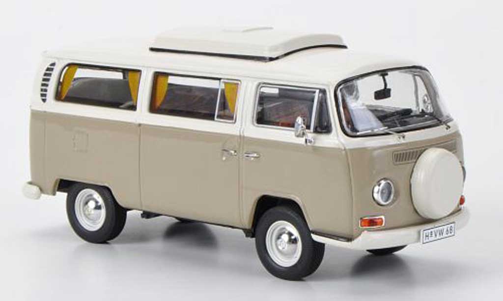 Volkswagen T2 A 1/43 Premium ClassiXXs A Camping beige/wit modelauto