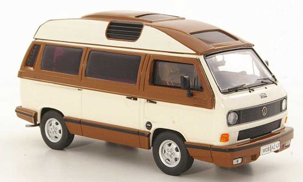 Volkswagen T3 B 1/43 Premium ClassiXXs B b Dehler-Profi wit/bruin modelauto