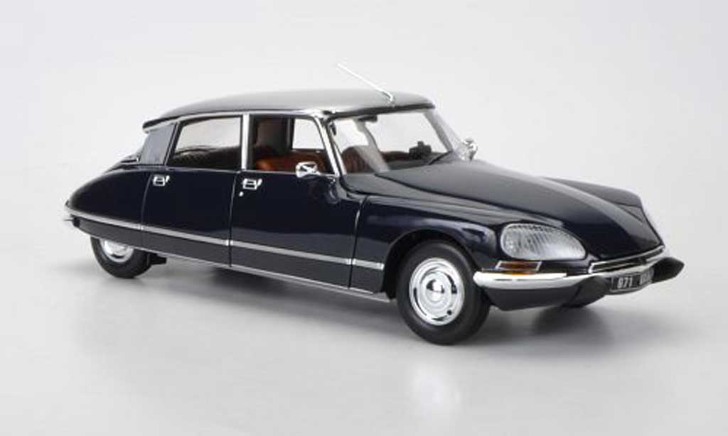 Citroen DS 23 1/18 Norev 23 Pallas blauw/grijs 1972 modelauto