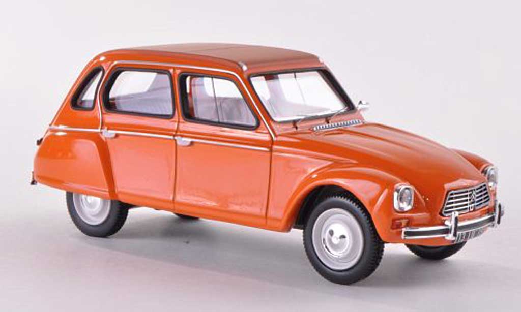 Citroen Dyane 1/43 Norev oranje 1974 modelauto
