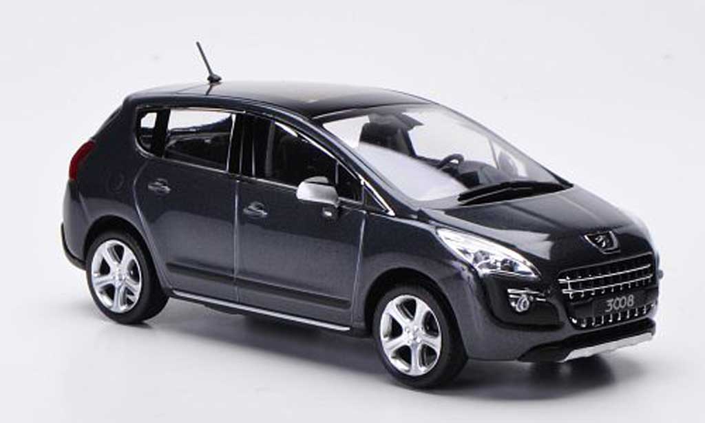 Peugeot 3008 1/43 Norev grijs 2009 modelauto