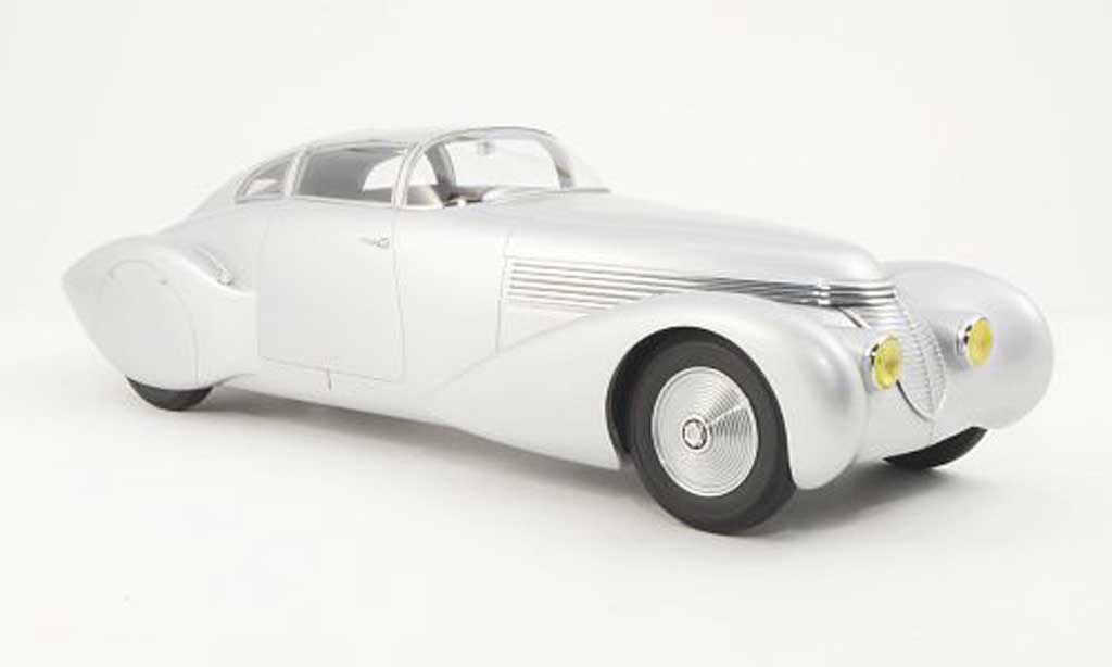 Hispano Suiza Dubonnet 1/18 Minichamps H6C Xenia grijs 1938 modelauto