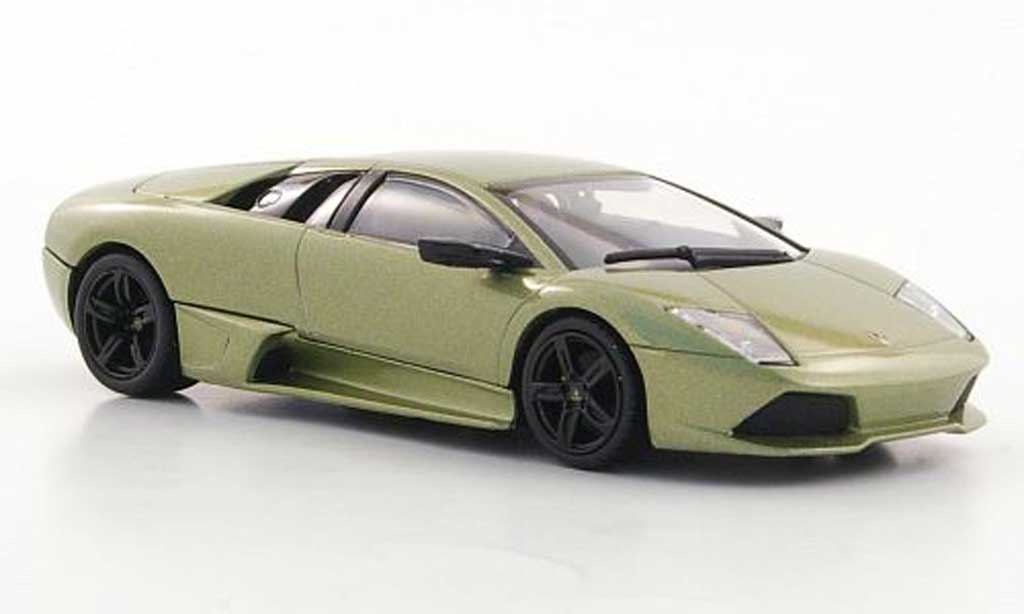 Lamborghini Murcielago LP640 1/43 Minichamps LP640 LP 640 grijsgrun avec Figur 2006 modelauto