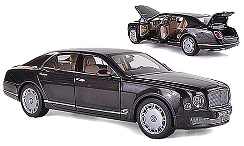 Bentley Mulsanne 2010 1/18 Minichamps 2010 bruin LHD modelauto