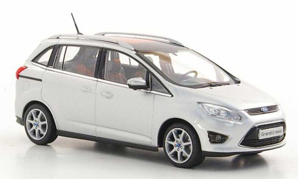 Ford Granada 1/43 Minichamps Grand C-Max grijs 2010 modelauto