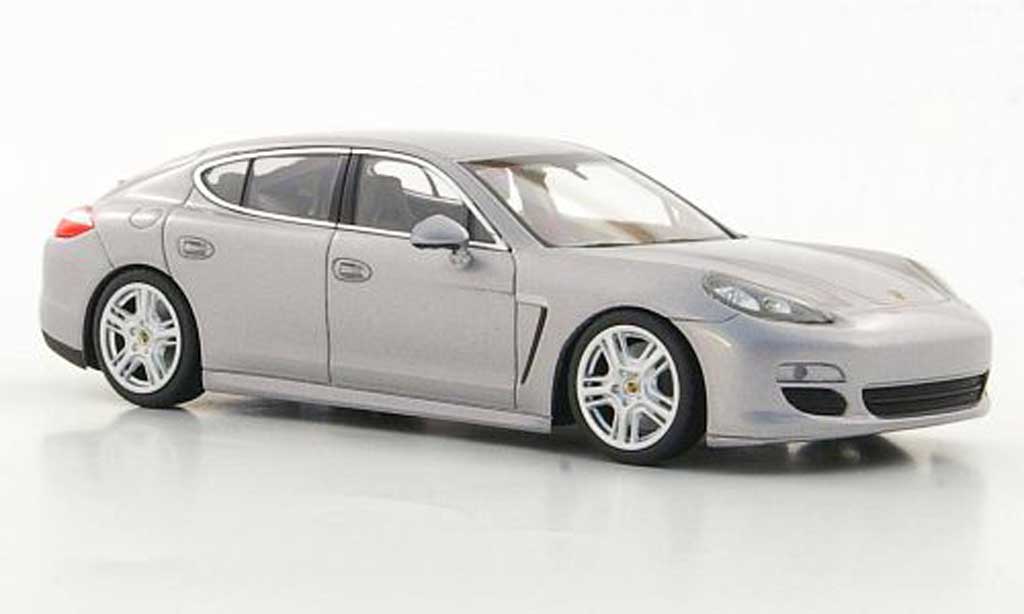 Porsche Panamera S 1/43 Minichamps S Hybrid grijs grijs 2011 modelauto