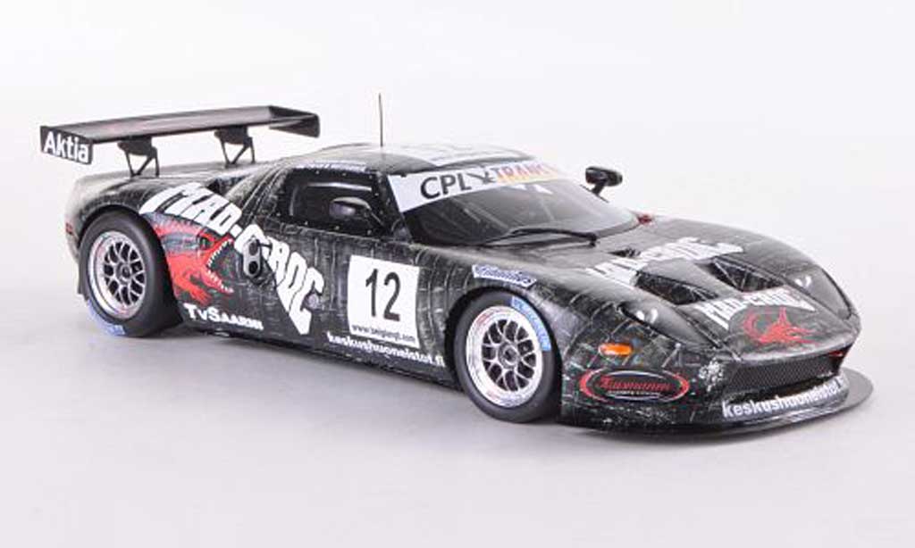 Ford GT 1/43 Minichamps No.12 Mad-Croc Kuismanen CompetitionFIA 3 Zolder 2009 Kuismanen/Huisman modelauto