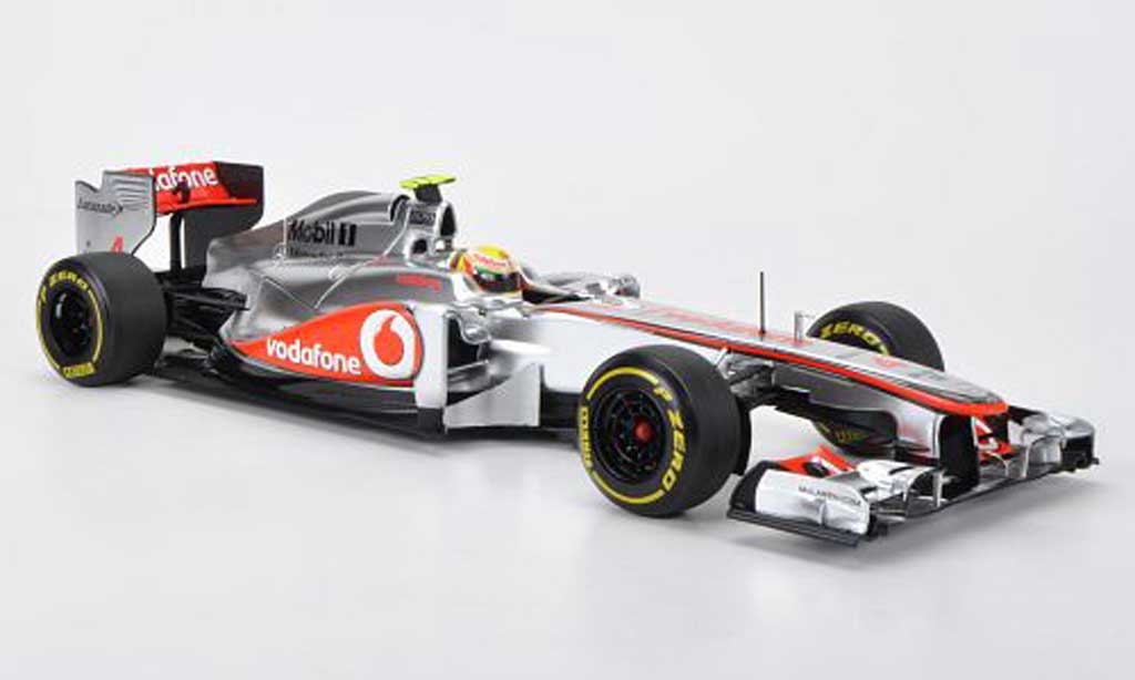 Mercedes F1 1/18 Minichamps McLaren Vodafone No.4 L.Hamilton Presentationsfahrzeug 2012 modelauto