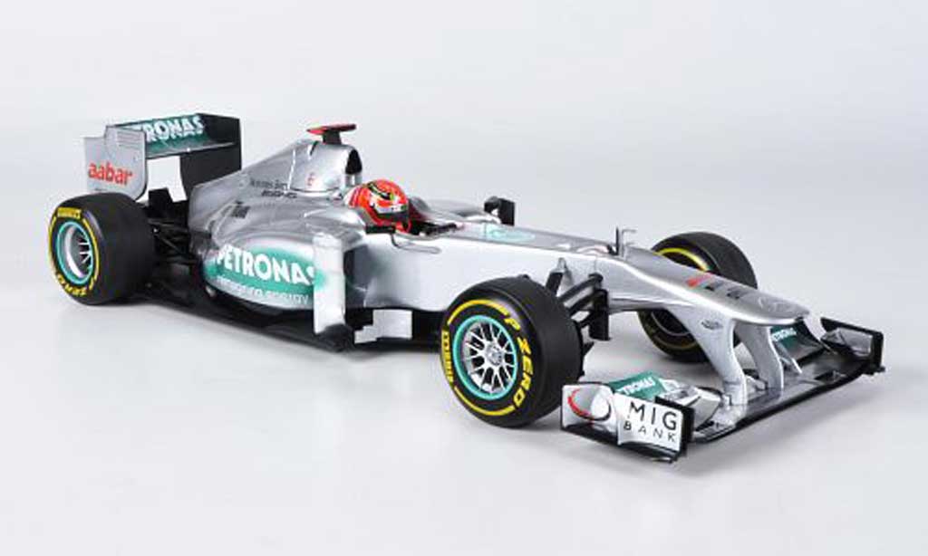 Mercedes F1 1/18 Minichamps AMG Team No.7 Petronas M.Schumacher Showcar 2012 modelauto
