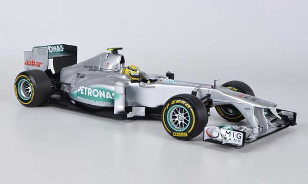 Mercedes F1 1/18 Minichamps AMG Team No.8 Petronas N.Rosberg Showcar 2012 modelauto