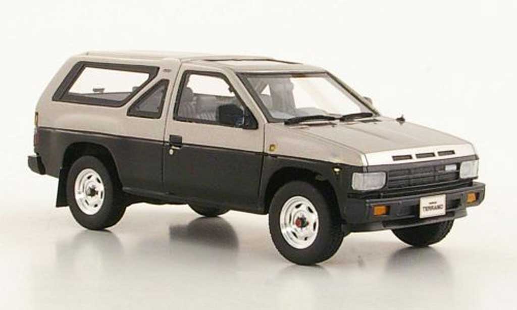 Nissan Terrano 1/43 Hi Story (R3M) grijs grijs/zwart 3-portes RHD 1986 modelauto