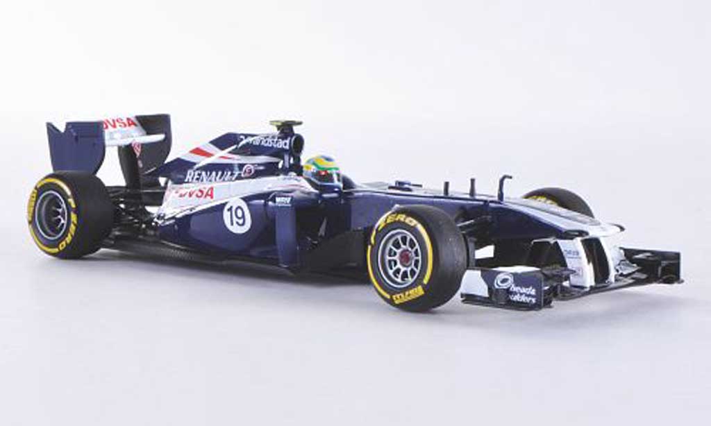 Renault F1 1/43 Minichamps Williams Team No.19 B.Senna Prasentationsfahrzeug 2012 modelauto