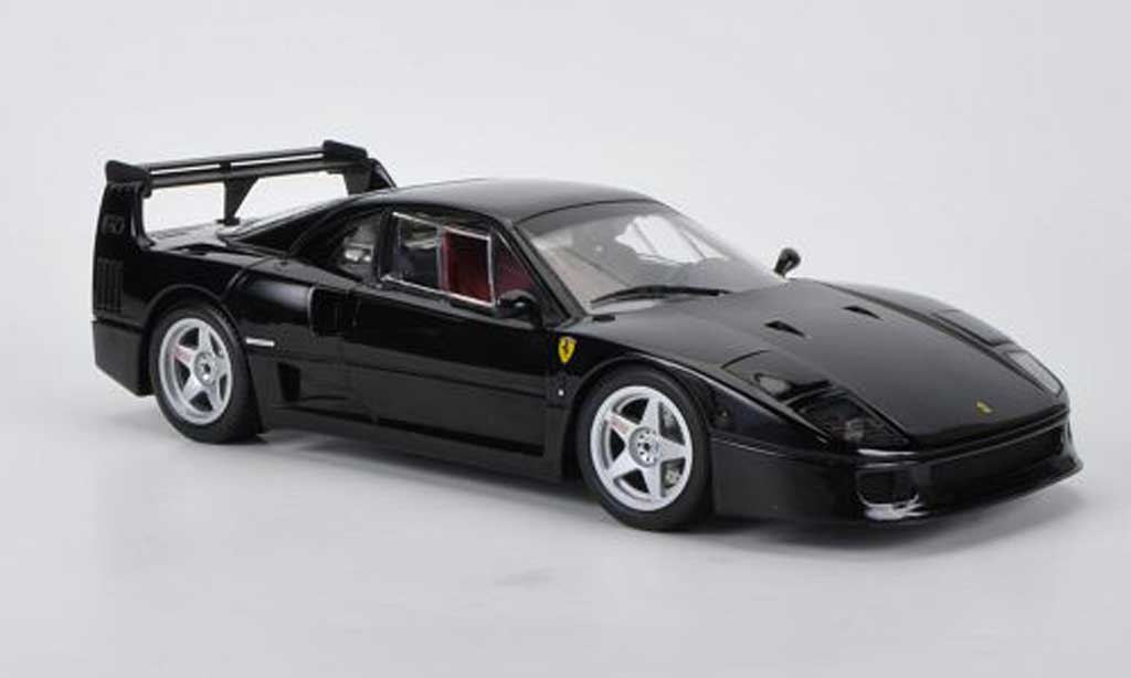 Ferrari F40 LM 1/18 Kyosho LM Light Weight Wing zwart modelauto