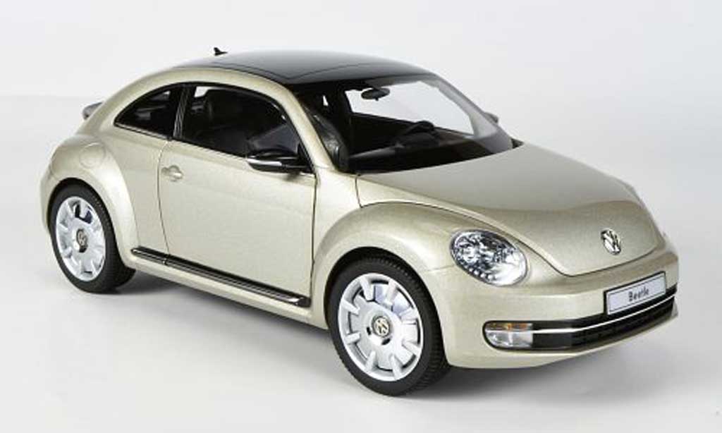 Volkswagen Beetle 1/18 Kyosho Coupe beige 2011 modelauto