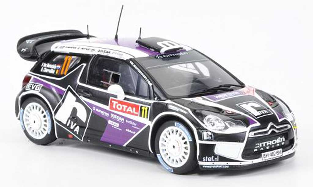 DS Automobiles DS3 WRC 2012 1/43 Spark WRC 2012 No.11 P.Van Merksteijn/E.Chevaillier Rally Monte Carlo modelauto