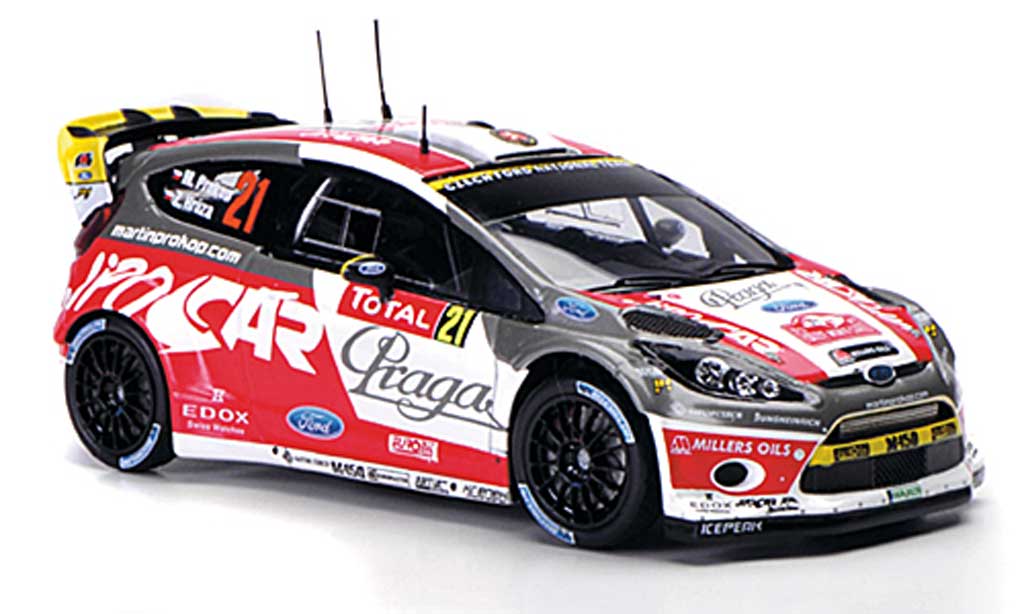 Ford Fiesta WRC 1/43 Spark WRC No.21 Praga/Jipo Cars Rally Monte Carlo 2012 modelauto