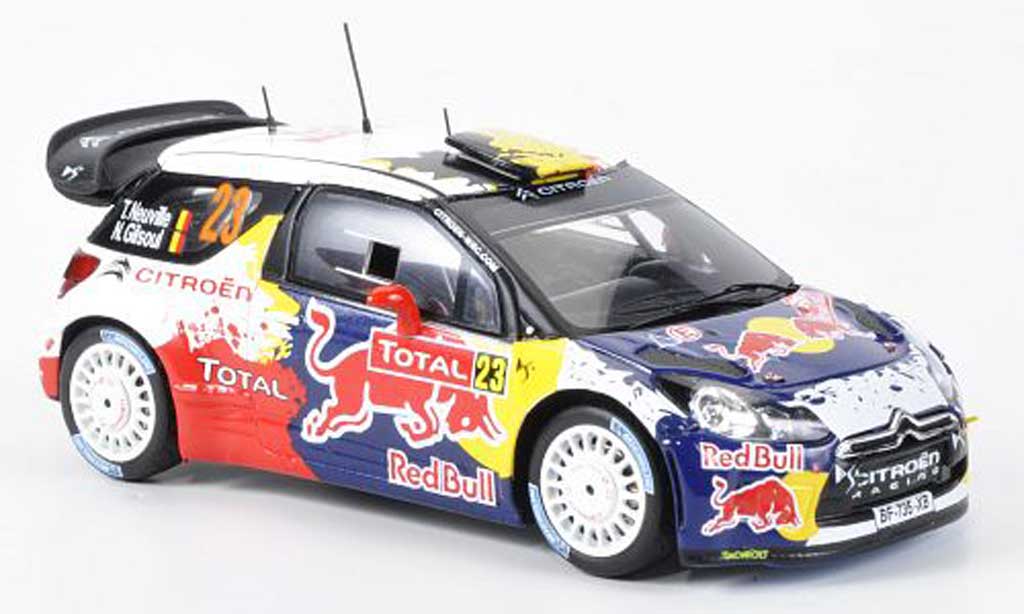DS Automobiles DS3 WRC 2012 1/43 Spark WRC 2012 No.23 Red Bull Rally Monte Carlo modelauto